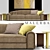 Elegant Malerba Sofa Set 3D model small image 2