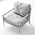 Elegant Quadria Chair by MISURA EMME 3D model small image 2