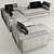 Leonard Corner Sofa: Comfort meets Style 3D model small image 2