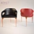 Copper-Infused Chandra Dining Chair 3D model small image 2
