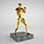 "Punching Champ" Figurine 3D model small image 1