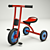 Three-Wheeled Bicycle: 3ds Max 2009 Vray 3D model small image 1