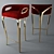 Elegant Chandra Barstool: Stylish & Comfortable 3D model small image 1