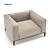 Giorgetti Aton Chair: Sleek and Stylish 3D model small image 1