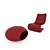 Modern Classic Le Corbusier Chair 3D model small image 2