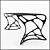 Designer D-Desk: Premium Aluminum Workstation 3D model small image 2