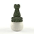 Chessboard Topiary Bush 3D model small image 1