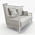 Elisabeth Ligne Roset Outdoor Sofa 3D model small image 3