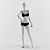 Seductive Mannequin: Lingerie Fashion Model 3D model small image 1