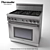 Thermador PRD366GHU 36" Pro-range 3D model small image 1