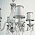 Petala Crystal Chandelier WL1028-06 3D model small image 3