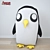  Adventure Time Gunter Plush Toy 3D model small image 1
