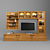 Classic Cherry Mr.Doors TV Unit 3D model small image 1