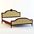 Classic Style Bed 3D model small image 2