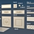 Elegant Lirica Crema Ceramic Tiles 3D model small image 2