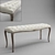 Elegant Vintage Bench 3D model small image 1