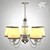 ORLEAN A9310LM-5WG: Provence-inspired Chandelier 3D model small image 2