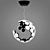Elegant Scopas: 50 cm Diameter 3D model small image 1