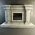 Elegant Marble Fireplace 3D model small image 1