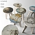 Minimalist Plywood Print Stool 3D model small image 1