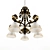 Classic Bronze Chandelier 3D model small image 2