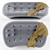 Ploum 2011 Sofa: Comfortable 3-Seater by Ligne Roset 3D model small image 2