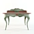 Elegant GRANGE Provençal Dressing Table 3D model small image 1