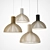 Sleek Birch Pendant Light 3D model small image 1