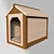 Title: Cozy Canine Booth - Soft Accommodation for Your Pets 3D model small image 2