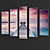 Elegant Paris Night Triptych 3D model small image 1