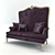 Italian Vogue DV Home Designer Sofa 3D model small image 1