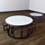 Title: Minimalist Coffee Table Set 3D model small image 2