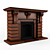 Title: Boreal Fire Pit - 2100mm Wide 3D model small image 1