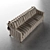 Elegant Duresta Trafalgar Sofa 3D model small image 3