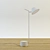 Sleek Adjustable Table Lamp 3D model small image 3