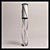 Elegant Tango Floor Lamp 3D model small image 3