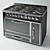 Viking Tuscany 48" Gas Range: Blue, Silver, Black 3D model small image 3