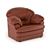 Regal Throne: The Imperial Chair 3D model small image 1