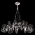 Title: Elegant Murano Glass Chandelier 3D model small image 1