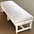 Modern Flynt Bench: Stylish Seating 3D model small image 2