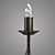 Antique Bronze Technolux 206: 10-Lamp Forged Chandelier 3D model small image 2
