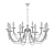 Antique Bronze Technolux 206: 10-Lamp Forged Chandelier 3D model small image 3
