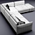 Luxury Comfort Sofa 3D model small image 3