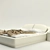 Dream Land Palau Bed + Bioko Nightstand 3D model small image 2