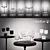 Elegant Lagerfeld Orrefors Glass Set 3D model small image 1
