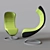Elevate Your Space with the Nico Klabe Lounge Chair 3D model small image 1