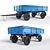 Title: Detailed Tractor Trailer Model 3D model small image 1