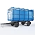 Precision Tractor Trailer Tippers 3D model small image 1