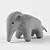Adorable Plush Elephant Toy 3D model small image 1