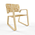 Pristine Polywood Chair 3D model small image 1